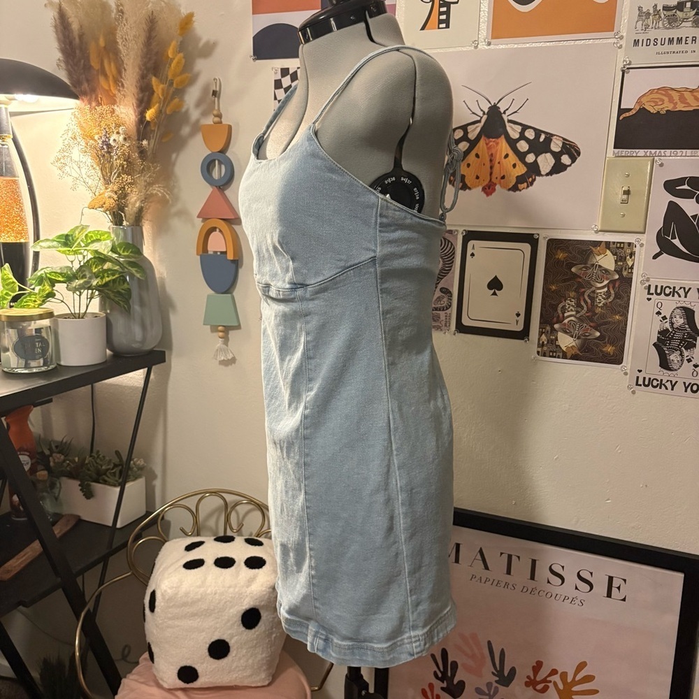 Vintage Lone Star Denim Mini Dress - Picture 2 of 11